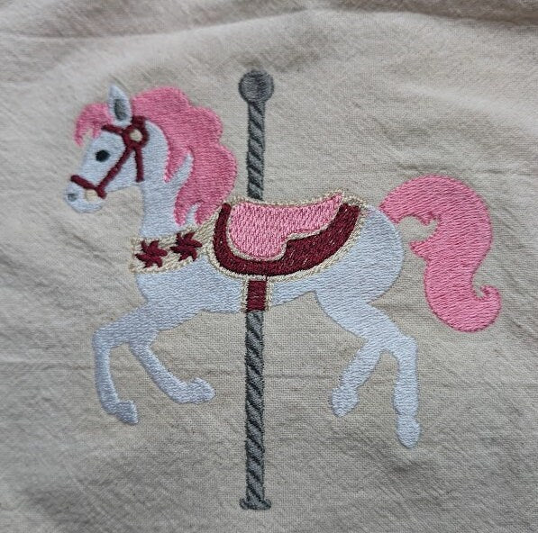 Carousel Horse Digital Embroidery File